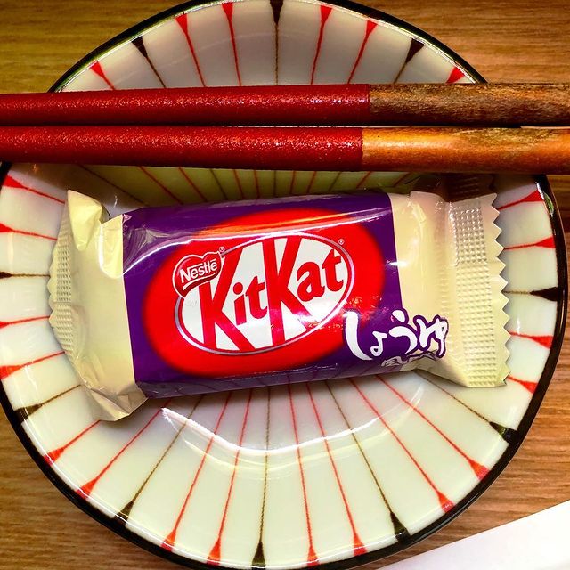 mage of a Shoyu KitKat, a limited edition flavor of KitKat that was released in Japan in 2007.
